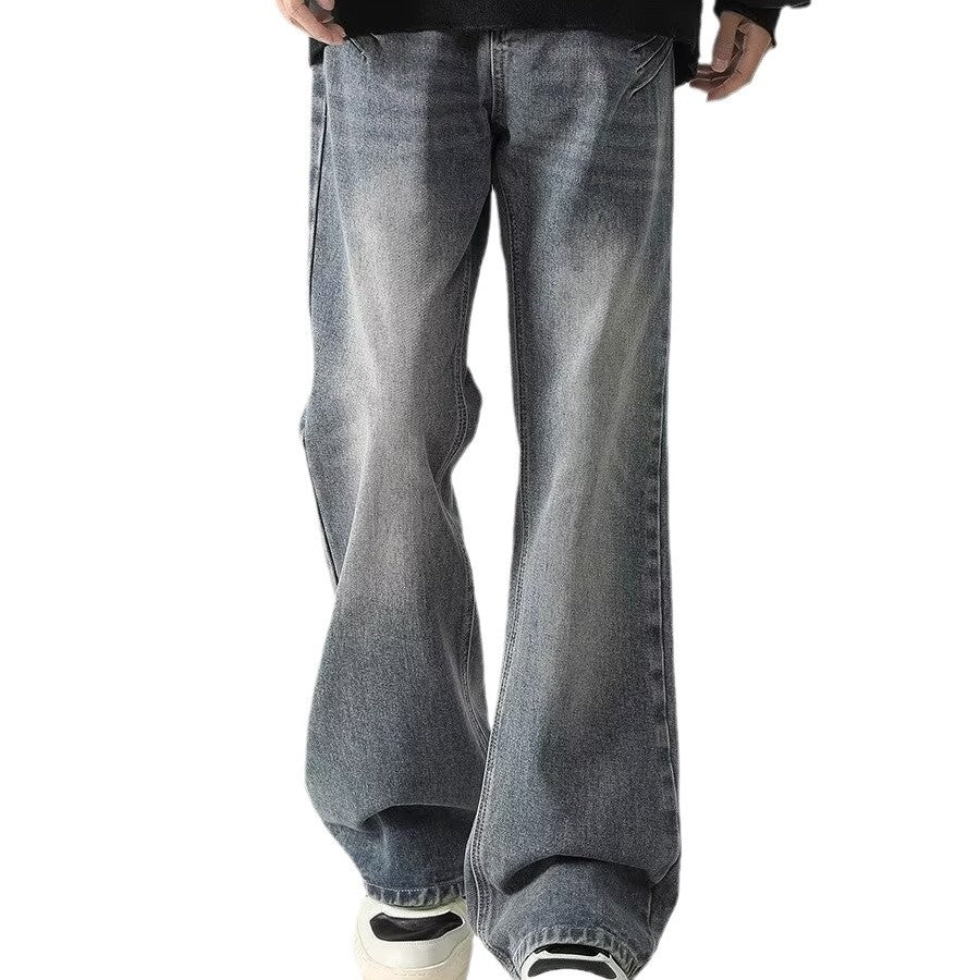 Vintage Jeans Men'S Washed Straight