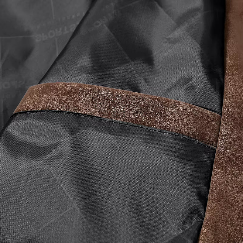 Men Stand Collar Style Streetwear Casual Leather Jacket Motorcycle Bomber Spring Autumn Stand Collar Leather Jacket