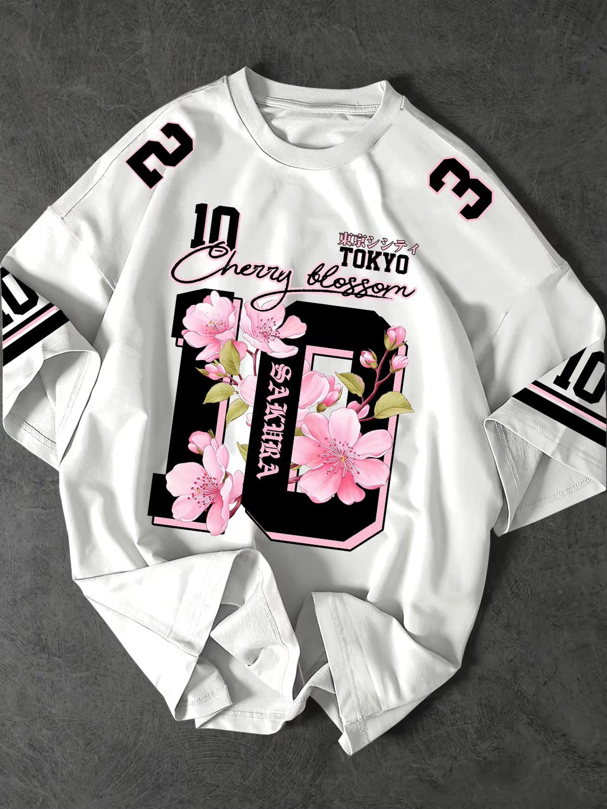 USA Brooklyn Style 10 Print Oversized T Shirt Men'S Streetwear Vintage Jersey Tee