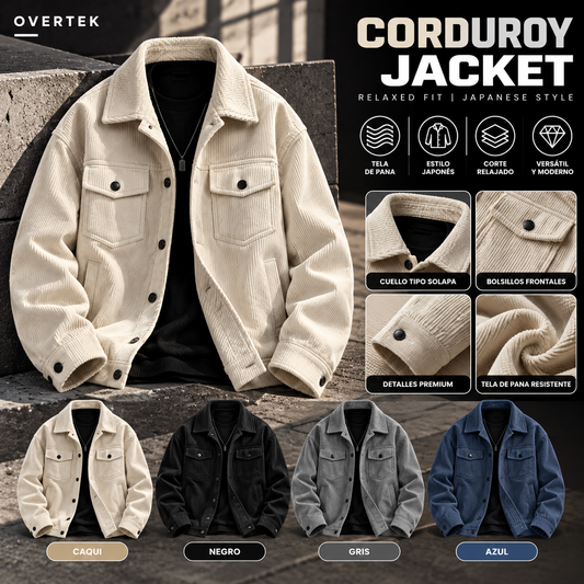 Corduroy Relaxed Workwear Jacket
